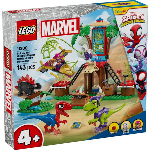 LEGO® Marvel 11200 - Showdown am Baumhaus: Spidey-Rex vs. Gobby-Raptor