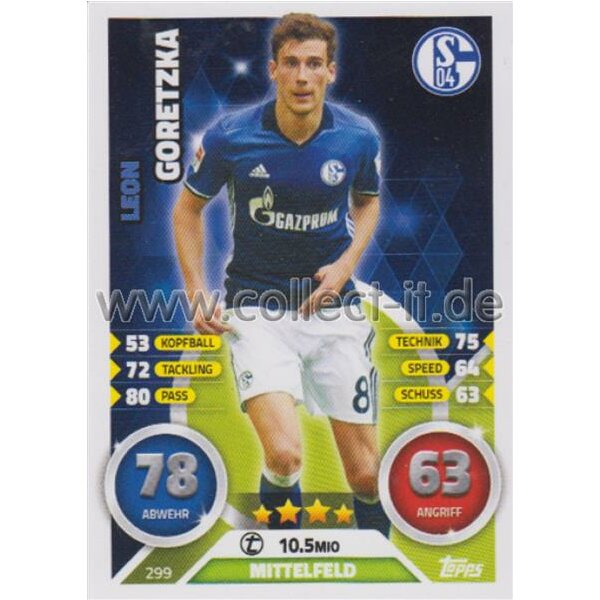 MX 299 - Leon Goretzka Saison 16/17