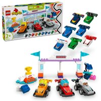 LEGO® DUPLO Town 10445 - F1® Team Rennautos mit...