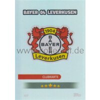 MX 337 - Bayer 04 Leverkusen - Clubkarten Saison 16/17