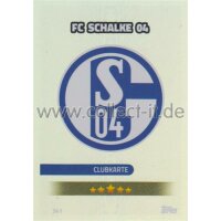 MX 341 - FC Schalke 04 - Clubkarten Saison 16/17