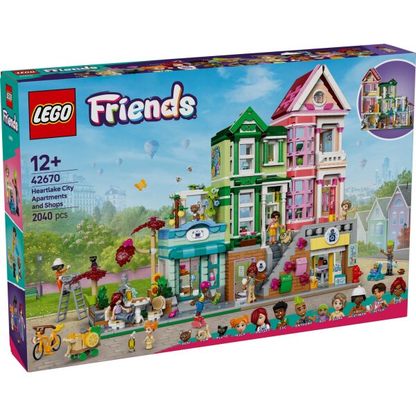 LEGO® Friends 42670 - Heartlake City Wohn- und Einkaufsstraße