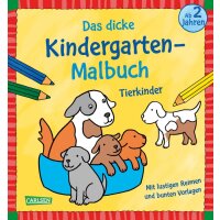 Das dicke KiGa-Malbuch Tierkinder