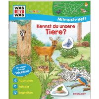 WIW Junior Mitmach-Heft Unsere Tiere