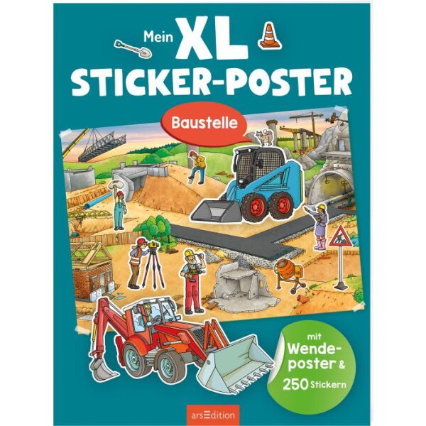 XL Sticker-Poster: Baustelle