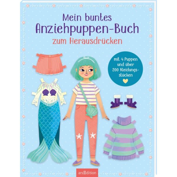 Buntes Anziehpuppen-Buch