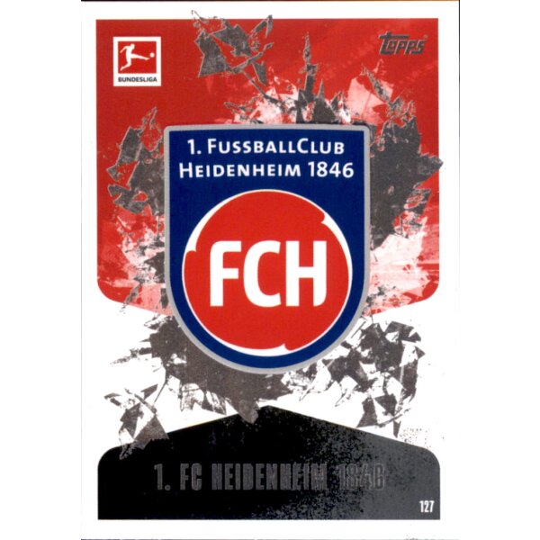 127 - 1. FC Heidenheim 1846 - Clubkarte - 2024/2025