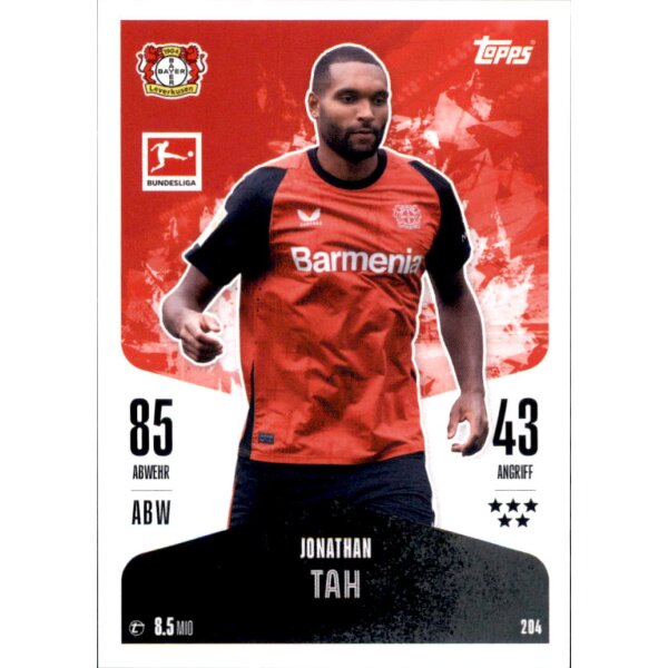 204 - Jonathan Tah - 2024/2025