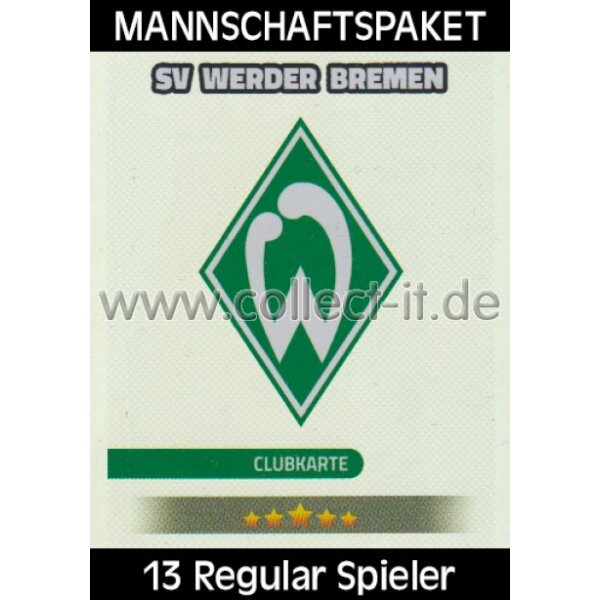 Mannschafts-Paket - SV Werder Bremen - Saison 2016/17