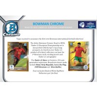 Bowman Chrome Road to 2023 UEFA Under-21 European Championship Fussball 1x Hobby Lite Box