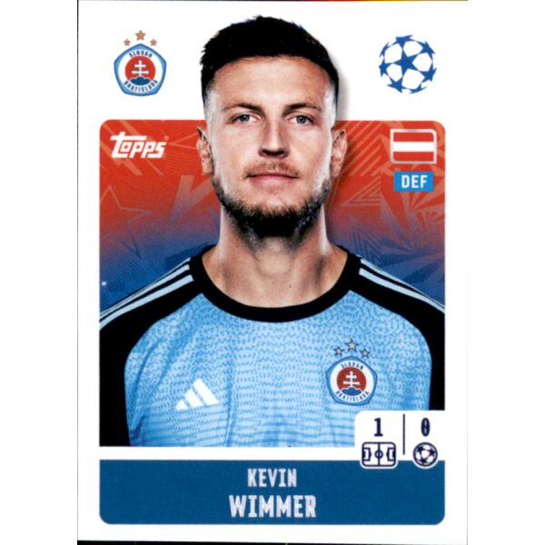 496 - Kevin Wimmer - SK Slovan Bratislava