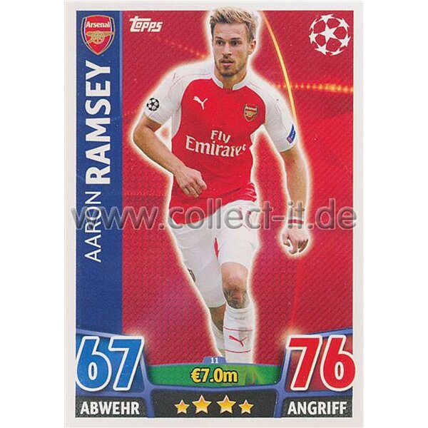 CL1516-011 - Aaron Ramsey - Base Card