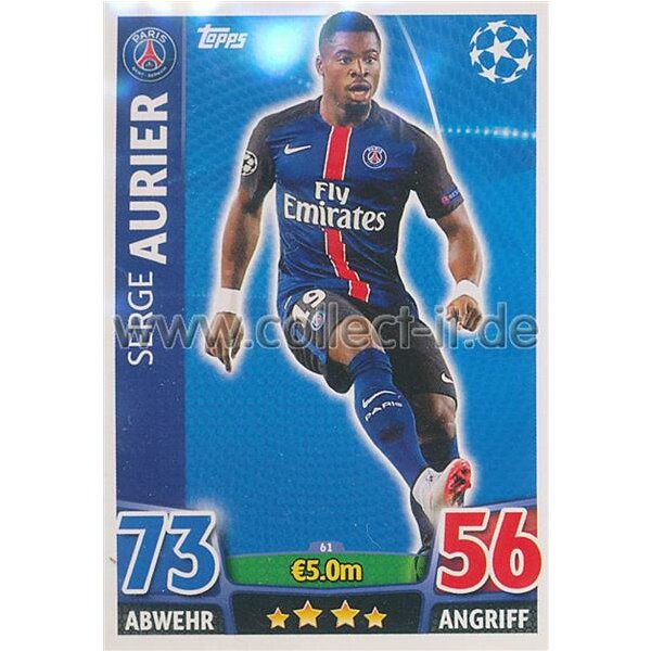 CL1516-061 - Serge Aurier - Base Card