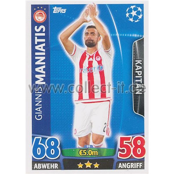 CL1516-099 - Giannis Maniatis - Base Card