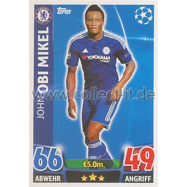 CL1516-133 - John Obi Mikel - Base Card