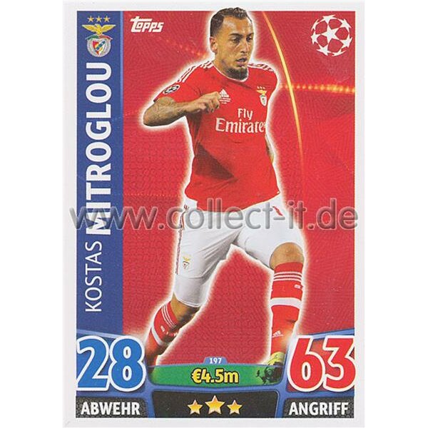 CL1516-197 - Konstantinos Mitroglou - Base Card