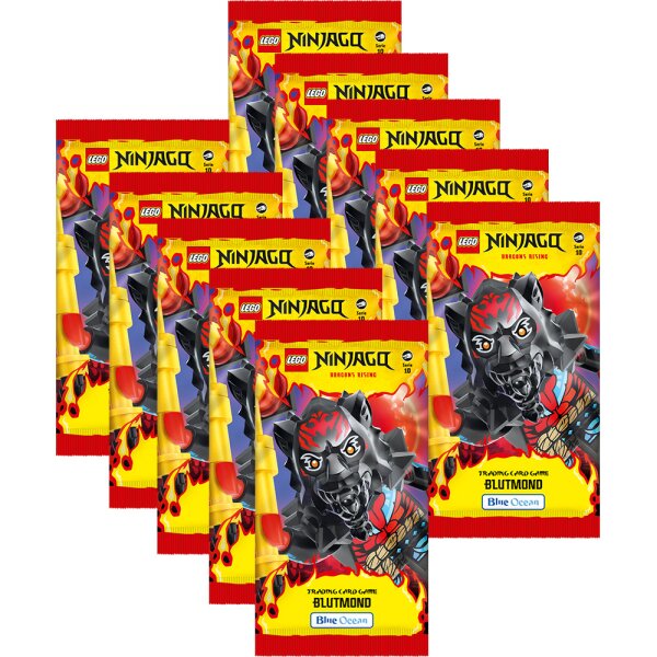 LEGO Ninjago Serie 10 Trading Cards - 10 Booster