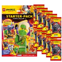 LEGO Ninjago Serie 10 Trading Cards - 1 Starter + 10 Booster