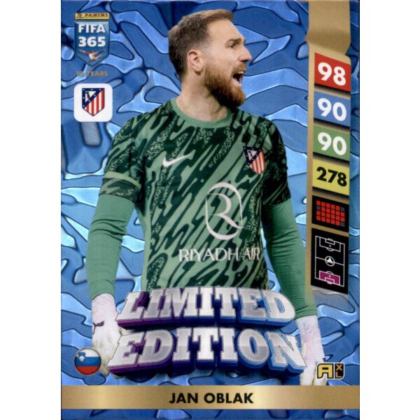 Jan Oblak - Limitierte Karte - 2025