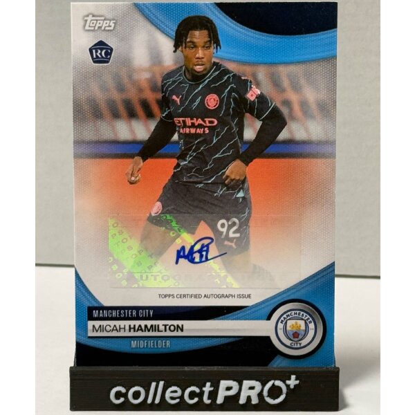 Micah Hamilton Autogrammkarte Rookie - Manchester City Team Set 2023/2024