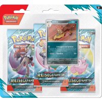 Pokemon KP09 Reisegefährten - 3-Pack Blister Irokex...