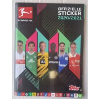 Topps Bundesliga 2020/21 GEBRAUCHT -Sammelsticker-Album