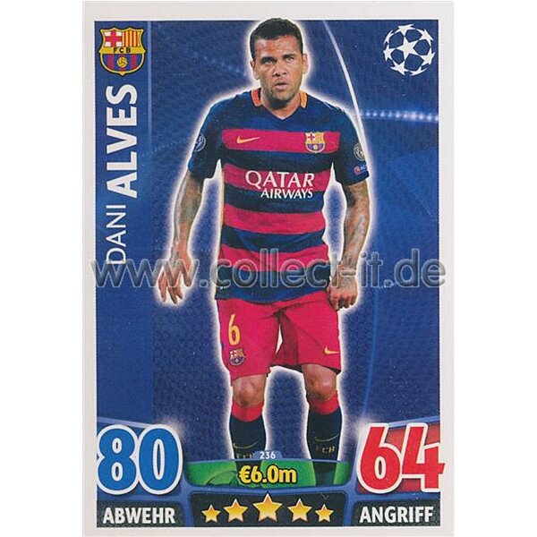 CL1516-236 - Dani Alves - Base Card