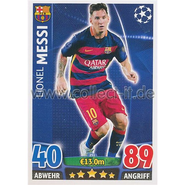 CL1516-251 - Lionel Messi - Base Card