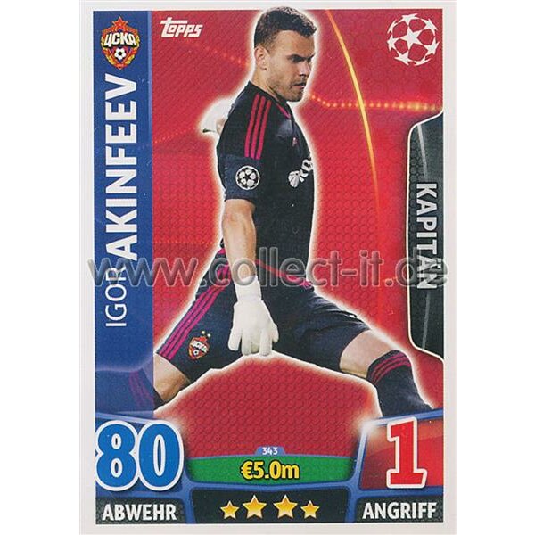 CL1516-343 - Igor Akinfeev - Base Card