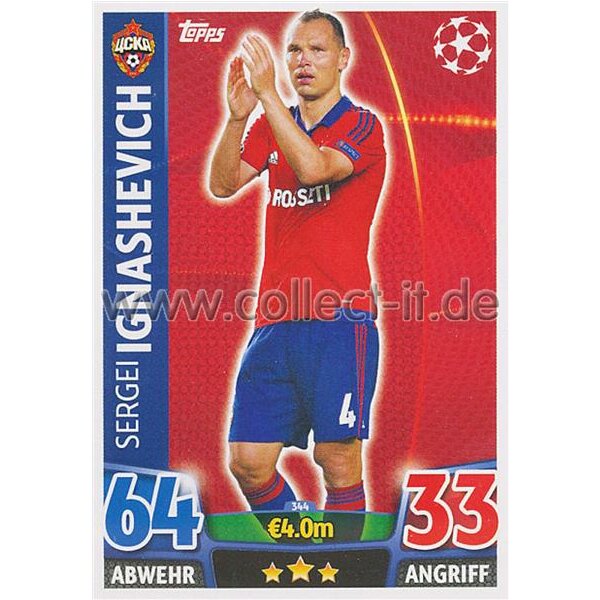 CL1516-344 - Sergei Ignashevich - Base Card