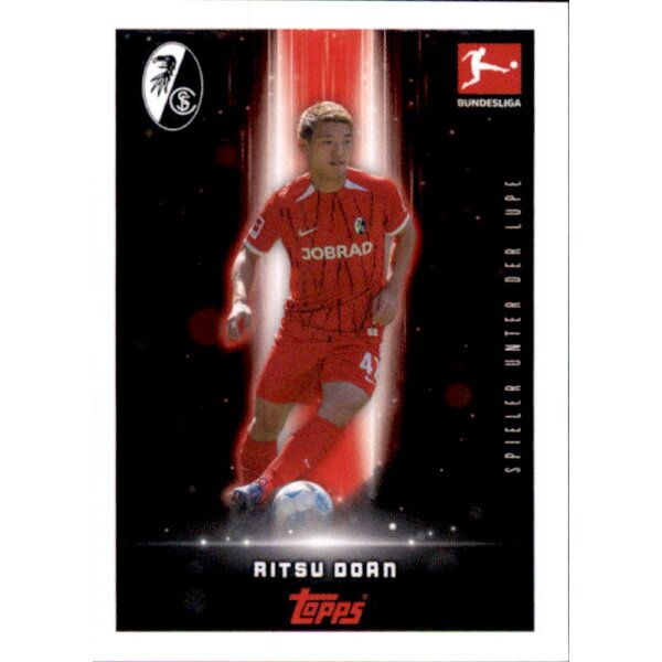 Sticker 163 - Ritsu Doan - Sport-Club Freiburg - Spieler Unter Der Lupe