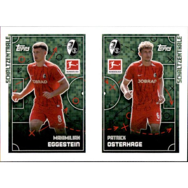 Sticker 167/168 - Maximilian Eggestein/Patrick Osterhage - Sport-Club Freiburg - Schaltzentrale