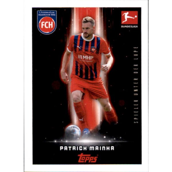 Sticker 189 - Patrick Mainka - 1. FC Heidenheim 1846 - Spieler Unter Der Lupe