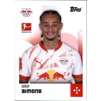 Sticker 250 - Xavi Simons - RB Leipzig