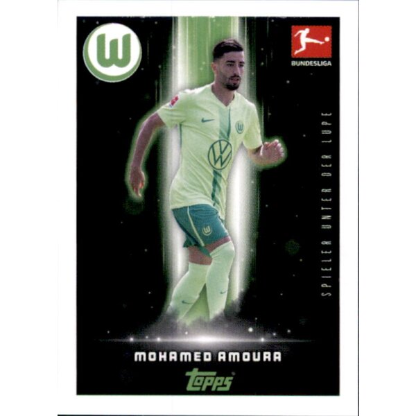 Sticker 417 - Mohamed Amoura - VfL Wolfsburg - Spieler Unter Der Lupe