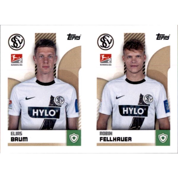 Sticker 450/451 - Elias Baum/Robin Fellhauer - SV Elversberg - 2.Bundesliga