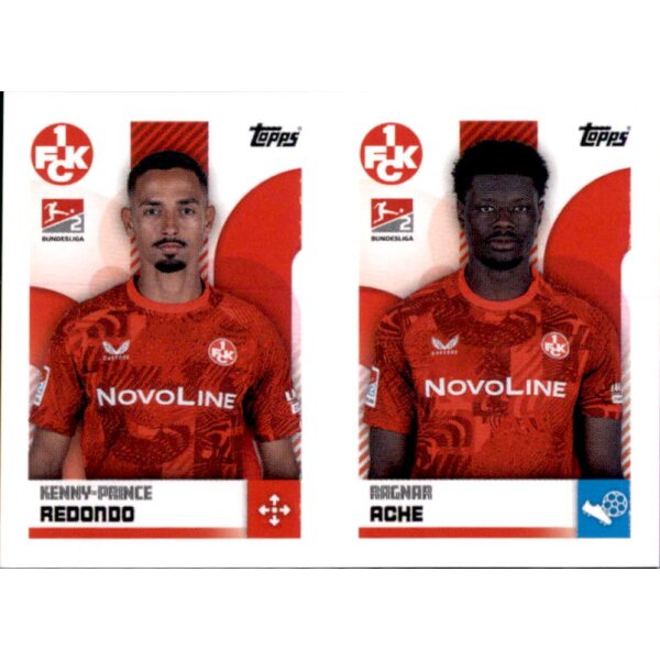 Sticker 472/473 - Kenny-Prince Redondo/Ragnar Acke - 1. FC Kaiserslautern - 2.Bundesliga