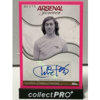 Charlie Georgie Autogrammkarte 02/75 Topps Arsenal...