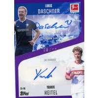 CA-DK - Combo Autogramm Daschner/Keitel NUMBERED 3/10-...