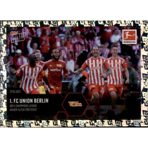 Topps Bundesliga 2023/24 - Sticker 49 - 1. FC Union Berlin GLITZER