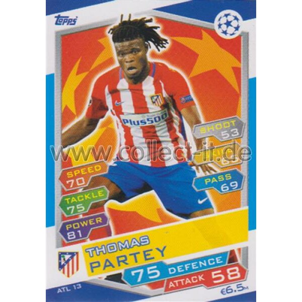 CL1617-ATL-013 - Thomas Partey - Club Atletico De Madrid