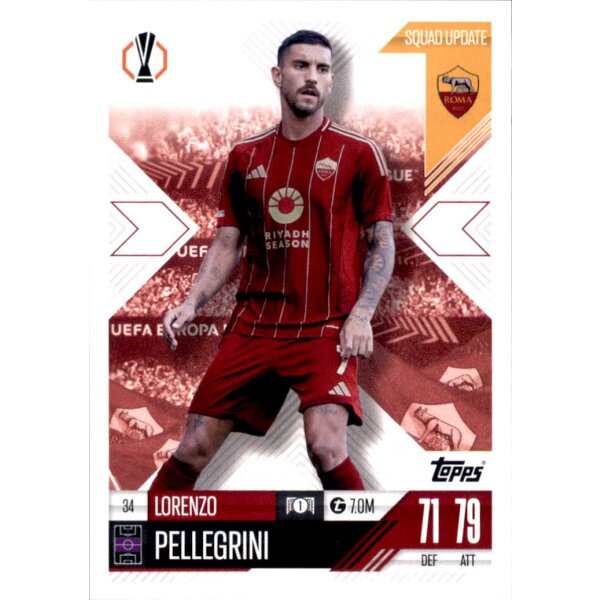 34 - Lorenzo Pellegrini - Squad Update - 2024/2025