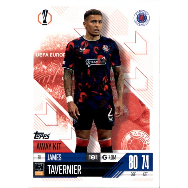 81 - James Tavernier - Away Kit - 2024/2025