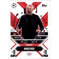 121 - Marco Rose  - Manager Career - 2024/2025