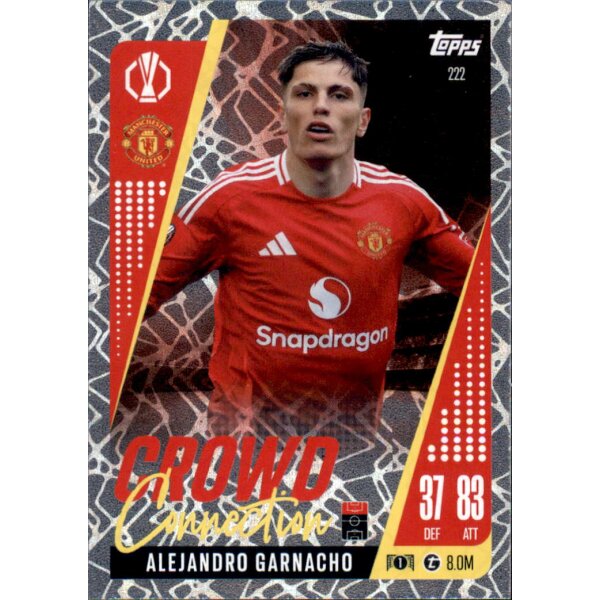 222 - Alejandro Garnacho  - Crowd Connection - 2024/2025