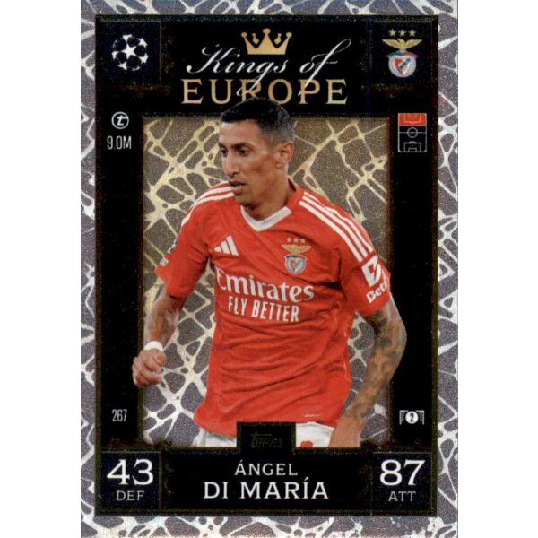 267 - angel Di Maria  - Kings of Europe - 2024/2025