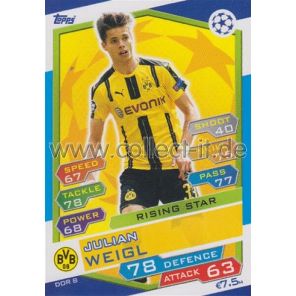 CL1617-DOR-008 - Julian Weigl - Borussia Dortmund