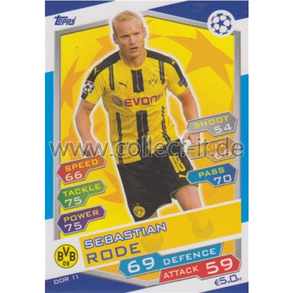 CL1617-DOR-011 - Sebastian Rode - Borussia Dortmund