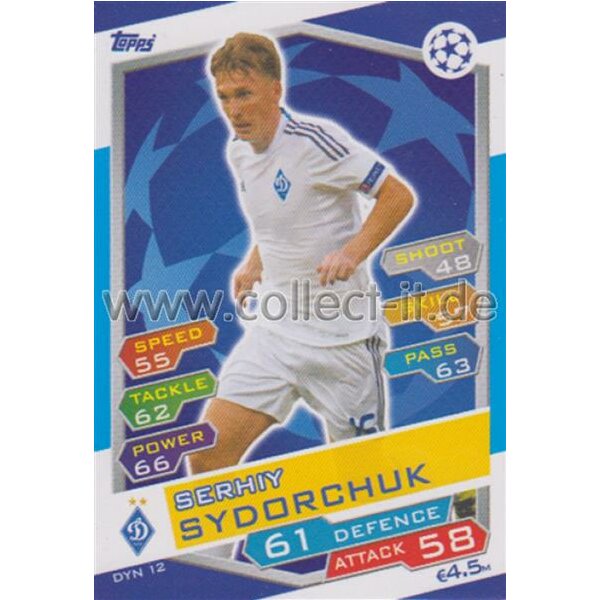 CL1617-DYN-012 - Serhiy Sydorchuk - FC Dynamo Kyiv