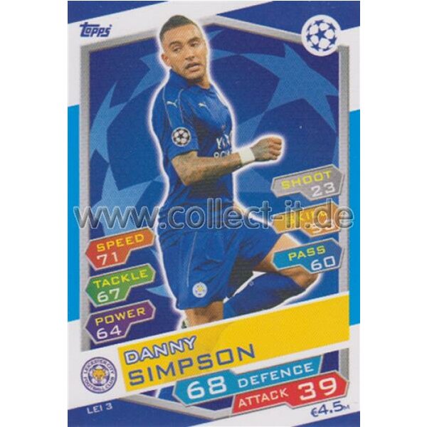 CL1617-LEI-003 - Danny Simpson - Leicester City FC